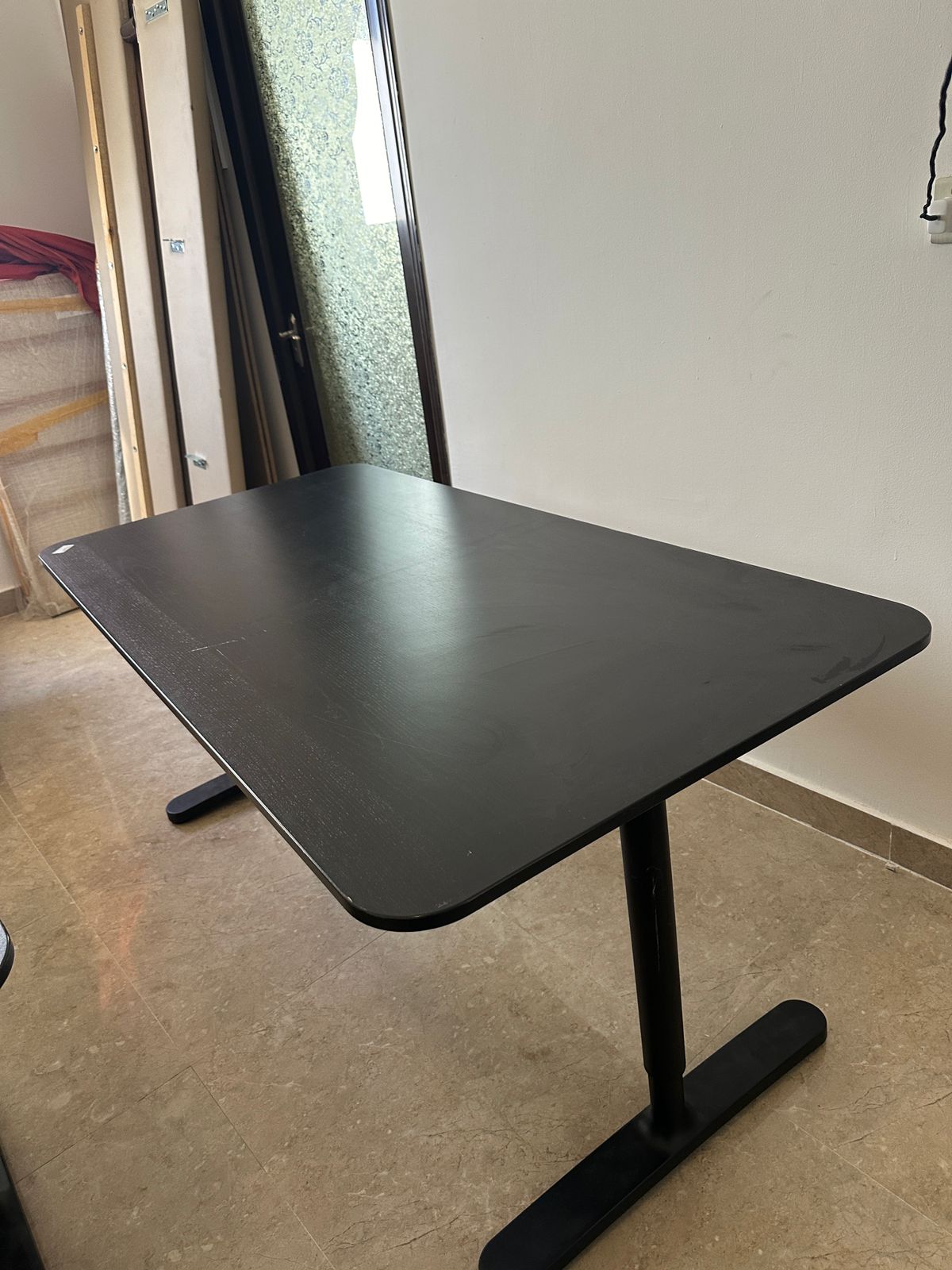 Black Study Table - 2 Available! Only OMR 20 Each!