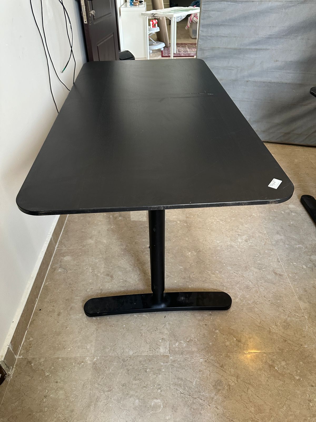 Black Study Table - 2 Available! Only OMR 20 Each!