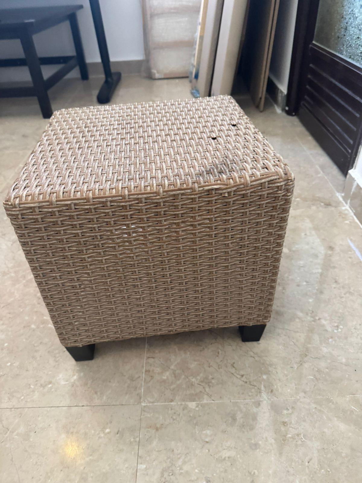 Small Garden Ottoman - Great Condition! Only OMR 2!