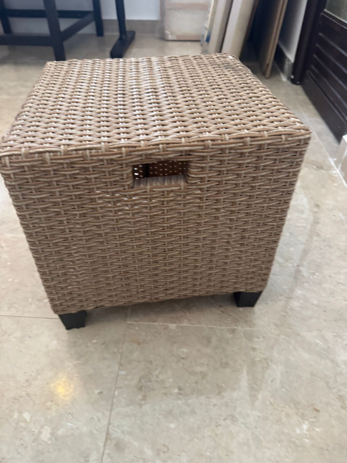 Small Garden Ottoman - Great Condition! Only OMR 2!