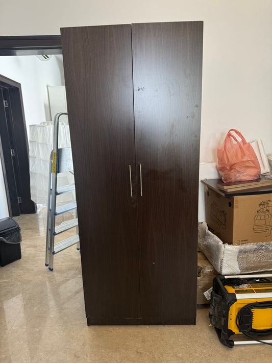 Brand New 2-Door Cupboard - Brown Color! Only OMR 40!