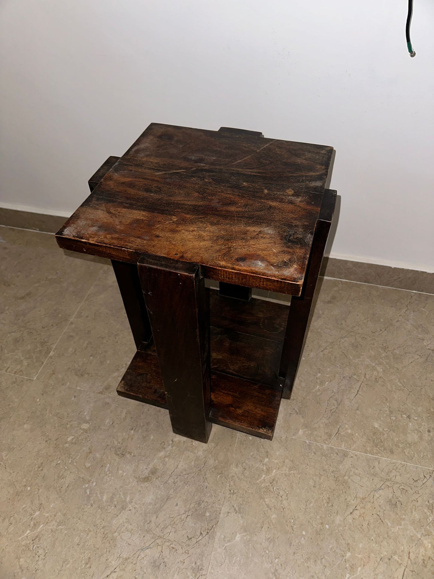 Wooden Brown Coffee Table - Great Condition! Only OMR 15!