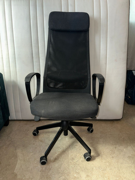 Grey Office Chair - Great Condition! Only OMR 15!