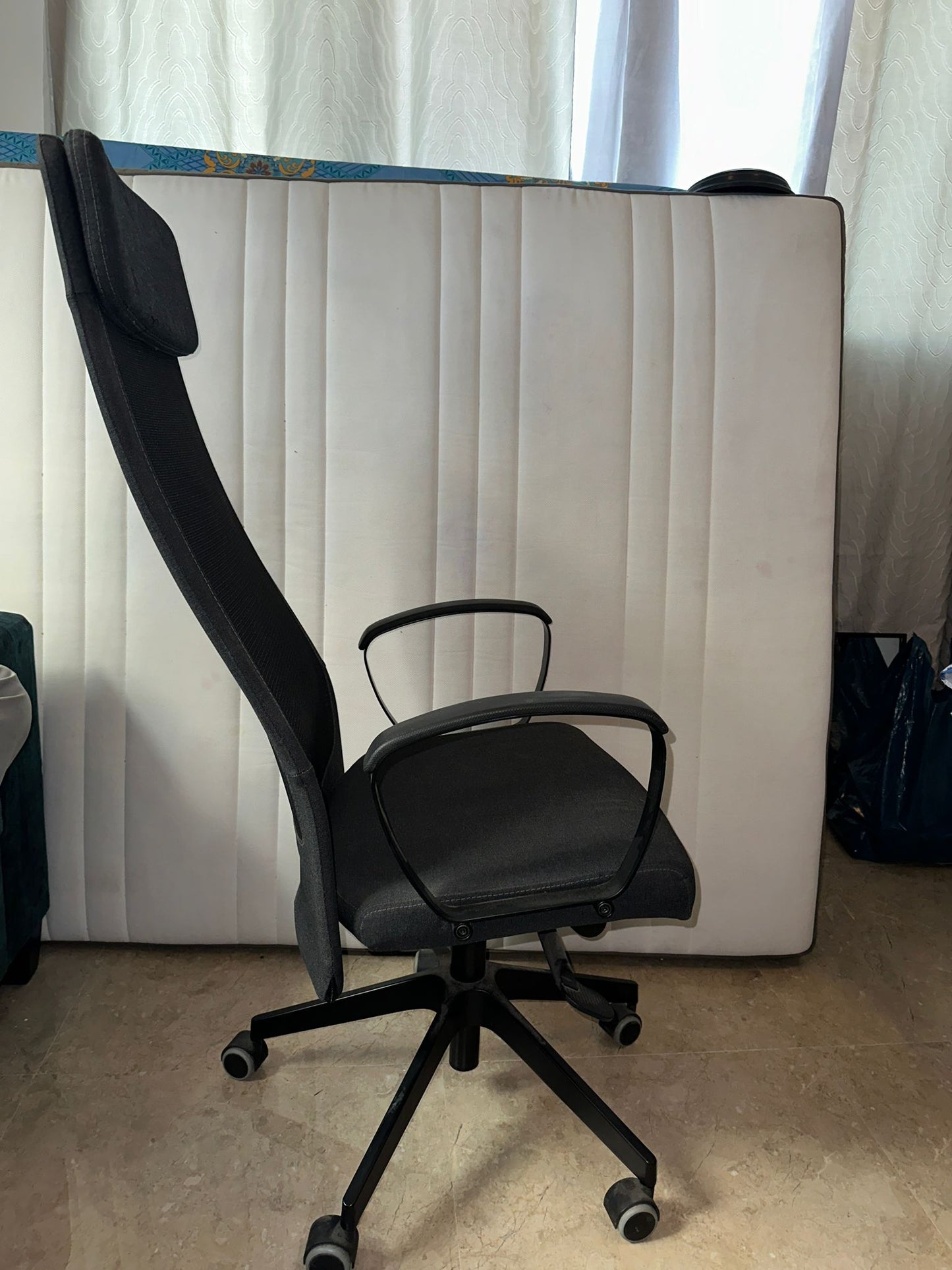 Grey Office Chair - Great Condition! Only OMR 15!