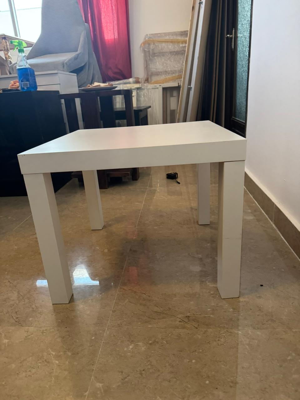 Small White IKEA Coffee Table - Great Condition! Only OMR 3!