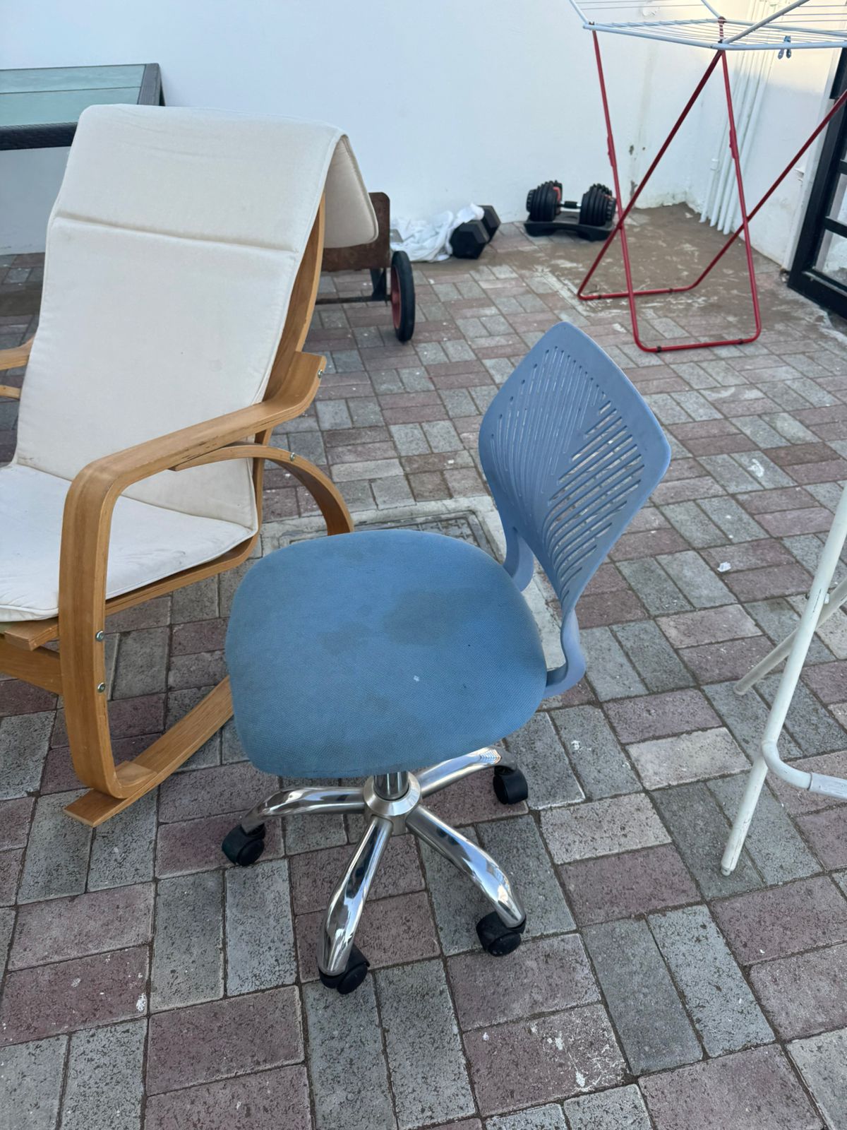 Blue Office Chair for Children - Great Condition! Only OMR 5!