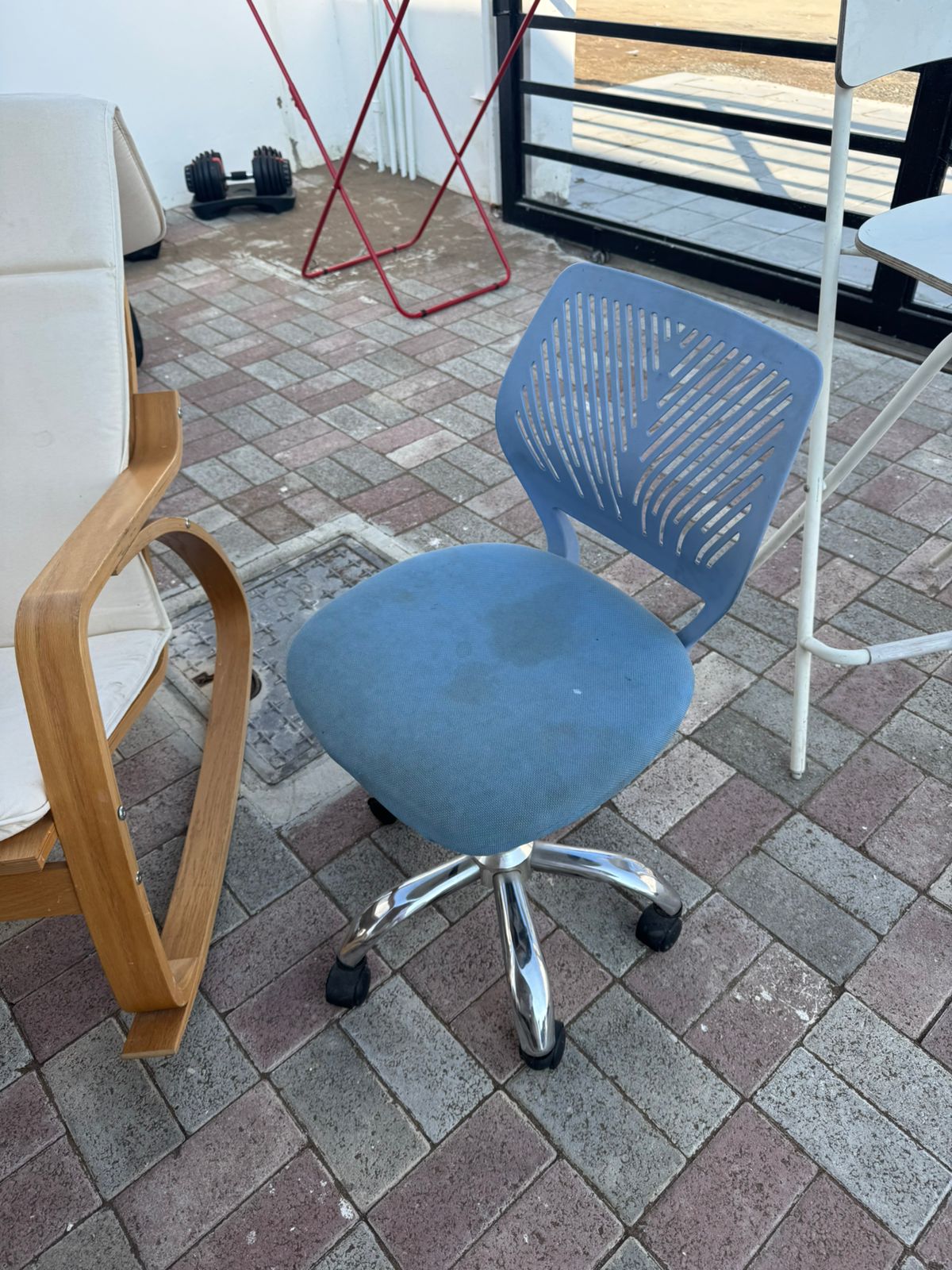 Blue Office Chair for Children - Great Condition! Only OMR 5!