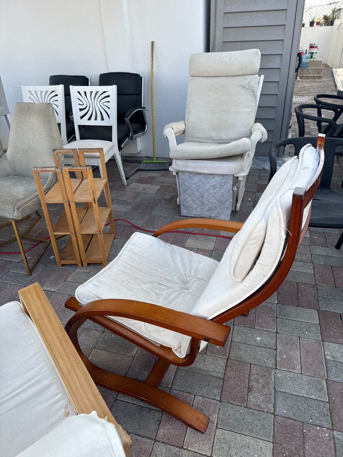 "Brown Rocking Chair - Super Condition! Only OMR 12!"